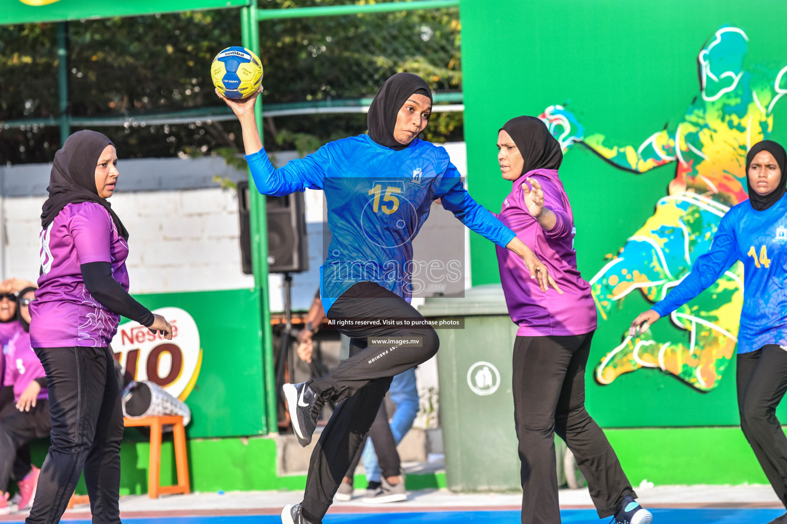 Day 5 of Milo 6th Inter Office Handball Tournament 2022 - Photos by Nausham Waheed