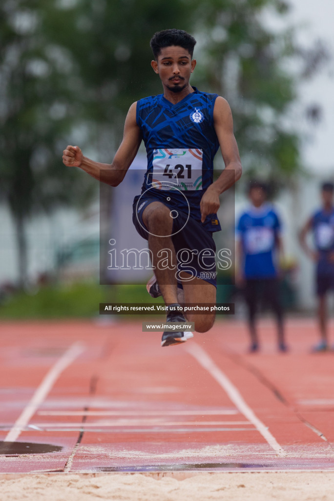 Day two of Inter School Athletics Championship 2023 was held at Hulhumale' Running Track at Hulhumale', Maldives on Sunday, 15th May 2023. Photos: Shuu/ Images.mv