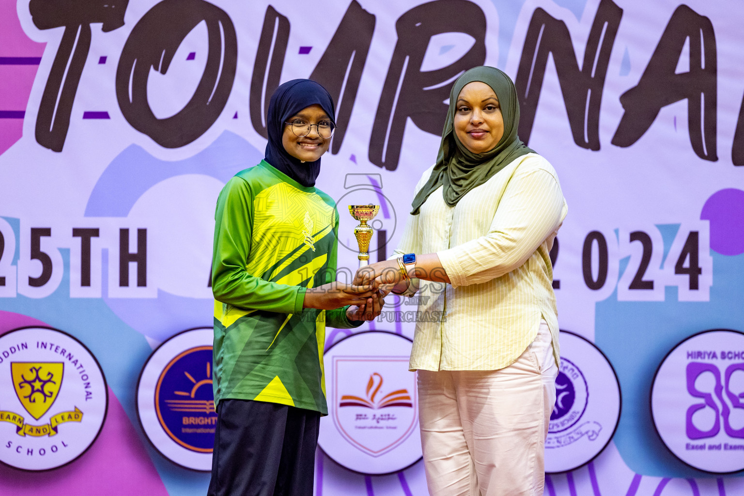 Closing Ceremony of Inter-school Netball Tournament held in Social Center at Male', Maldives on Monday, 26th August 2024. Photos: Hassan Simah / images.mv