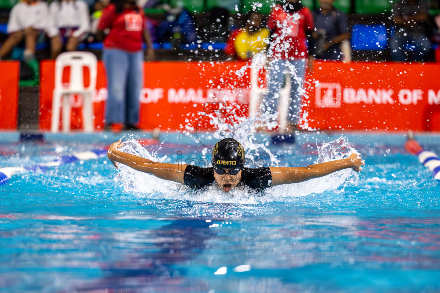 Day 2 of 20th BML Inter-school Swimming Competition 2024 held in Hulhumale', Maldives on Sunday, 13th October 2024. Photos: Ismail Thoriq / images.mv