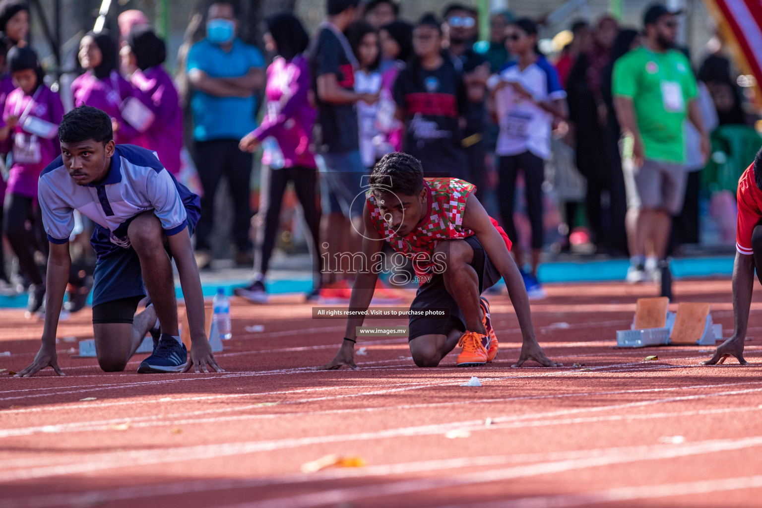 Day 1 of Inter-School Athletics Championship held in Male', Maldives on 22nd May 2022. Photos by: Nausham Waheed / images.mv