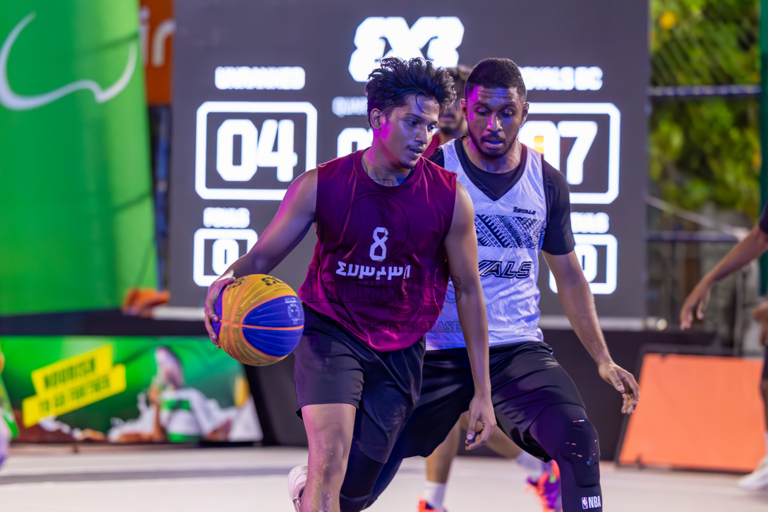 Day 6 of MILO Ramadan 3x3 Challenge 2024 was held in Ekuveni Outdoor Basketball Court at Male', Maldives on Sunday, 18th March 2024.
Photos: Ismail Thoriq / images.mv