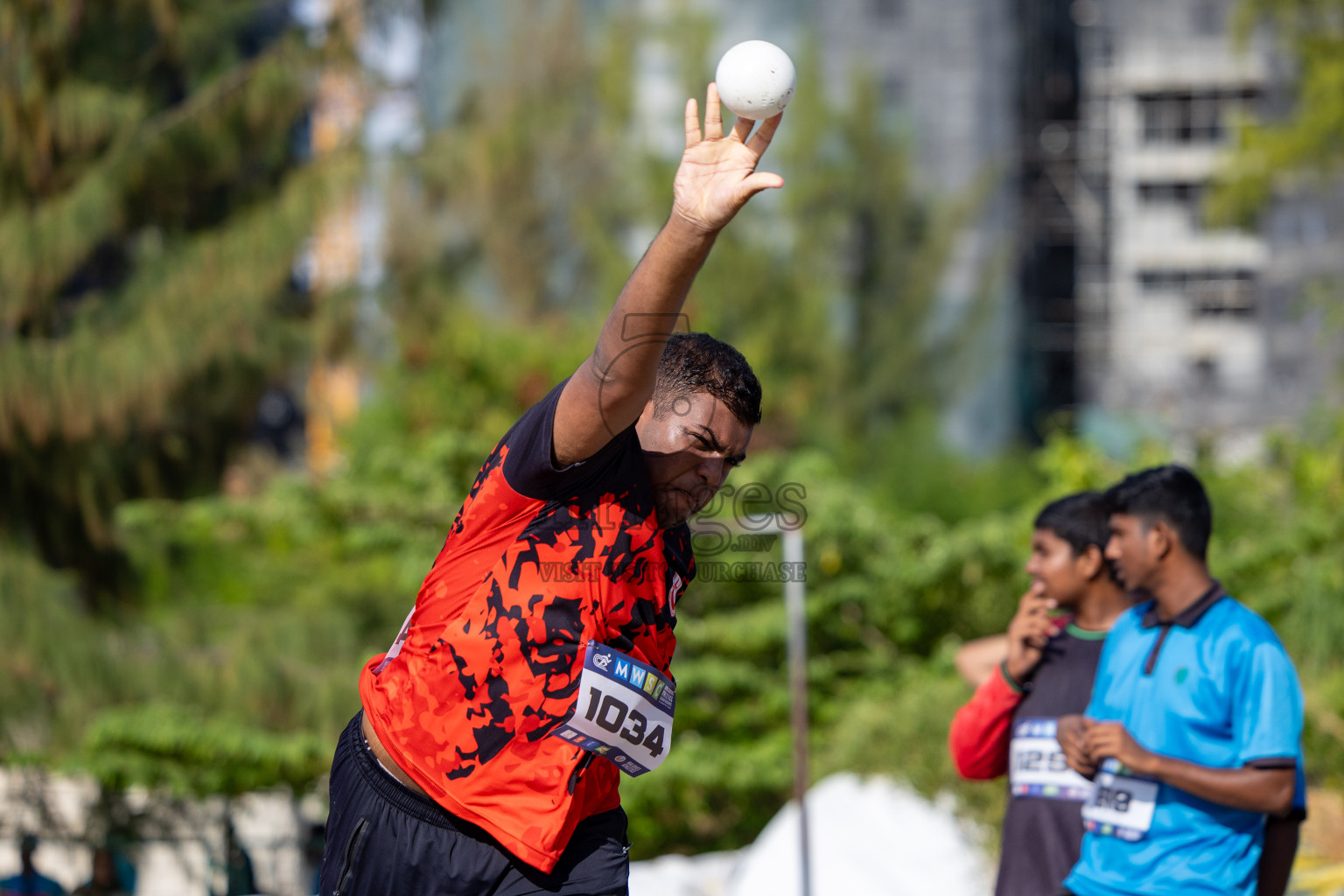 Day 1 of MWSC Interschool Athletics Championships 2024 held in Hulhumale Running Track, Hulhumale, Maldives on Saturday, 9th November 2024. 
Photos by: Ismail Thoriq, Hassan Simah / Images.mv