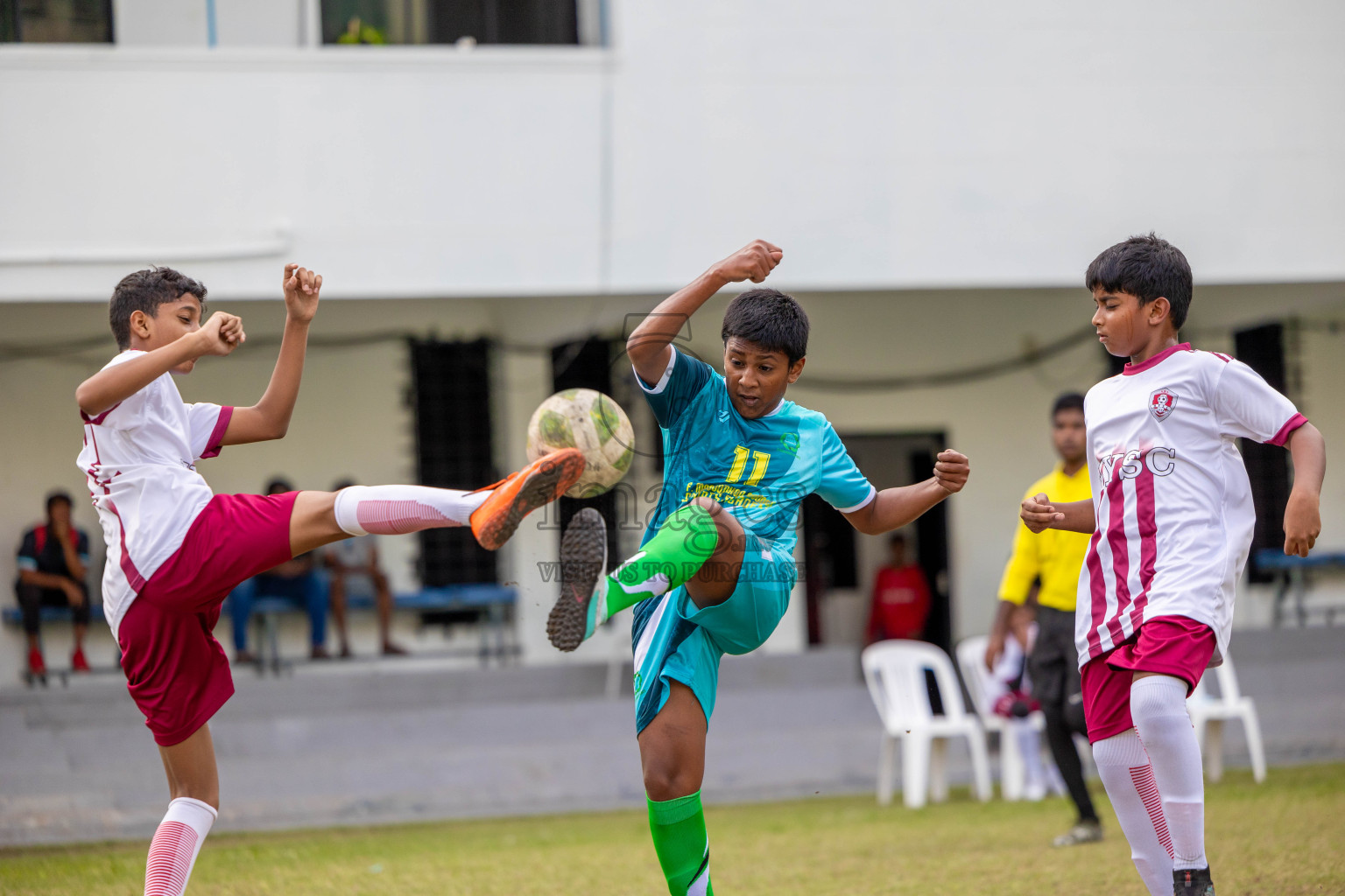 Day 1 of MILO Academy Championship 2024 - U12 was held at Henveiru Grounds in Male', Maldives on Thursday, 4th July 2024. Photos: Shuu Abdul Sattar / images.mv