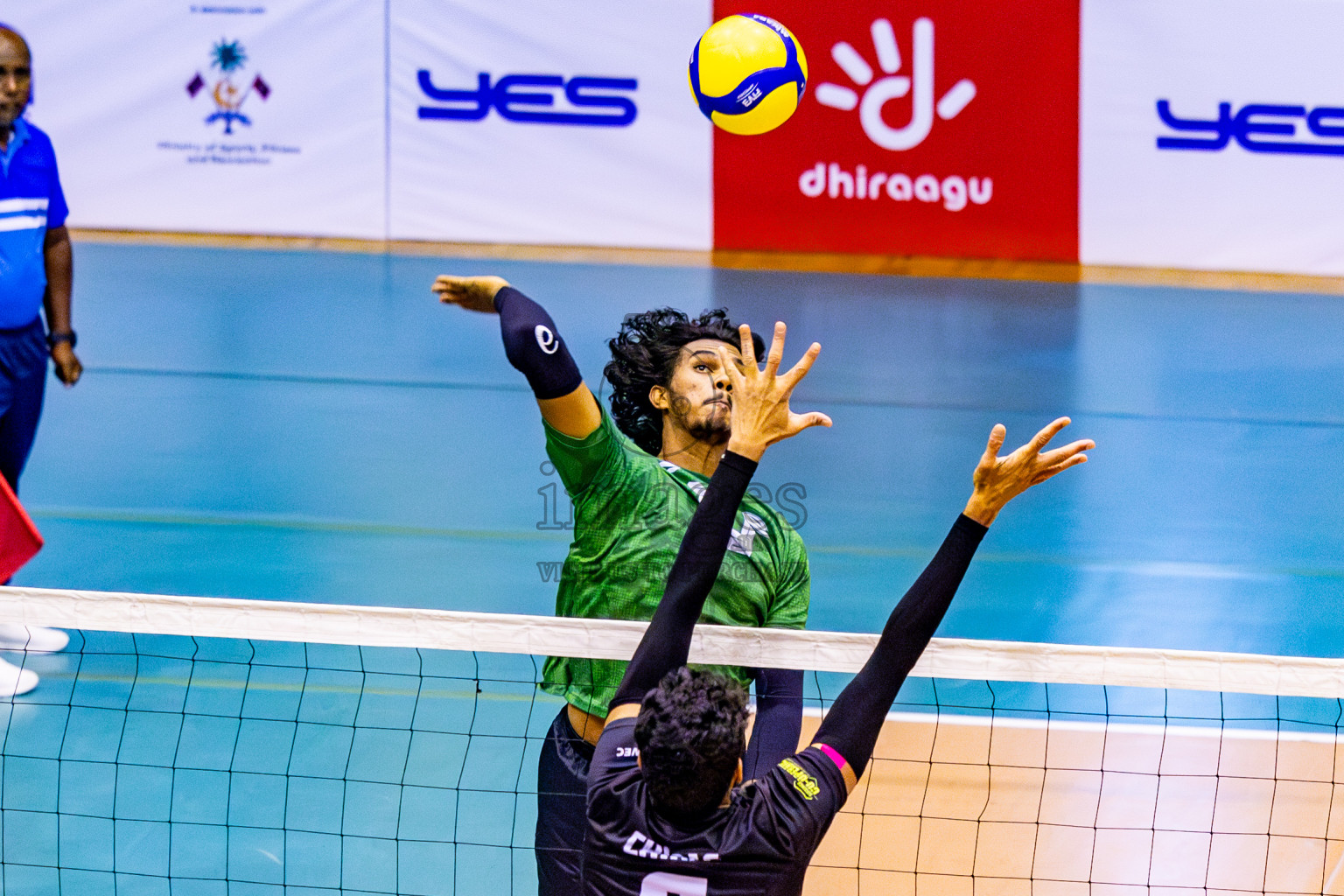 HDC vs DSC in Day 2 of MILO VAM Cup 2024 Men's Division was held in Social Center Indoor Hall on Tuesday, 29th October 2024. Photos: Nausham Waheed / images.mv