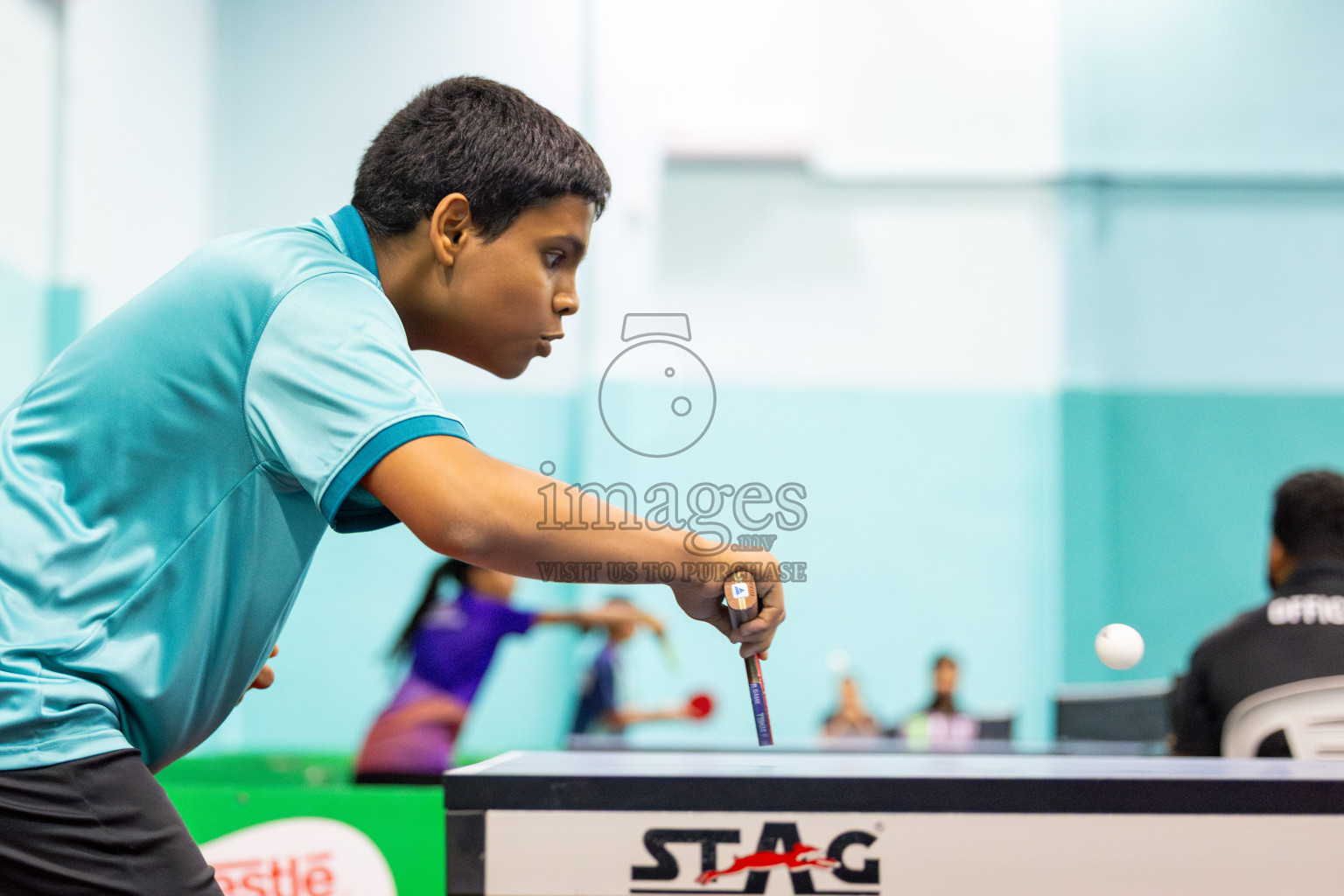 Day 1 of Interschool Table Tennis Tournament 2025 held at Male' TT Hall, Male', Maldives on Wednesday, 14th May 2025.
Photos By: Ismail Thoriq / images.mv