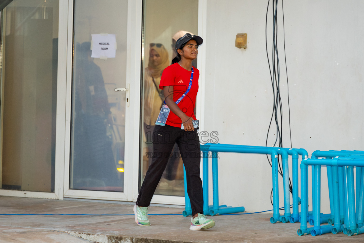 Day 2 of MWSC Interschool Athletics Championships 2024 held in Hulhumale Running Track, Hulhumale, Maldives on Sunday, 10th November 2024. 
Photos by: Hassan Simah / Images.mv