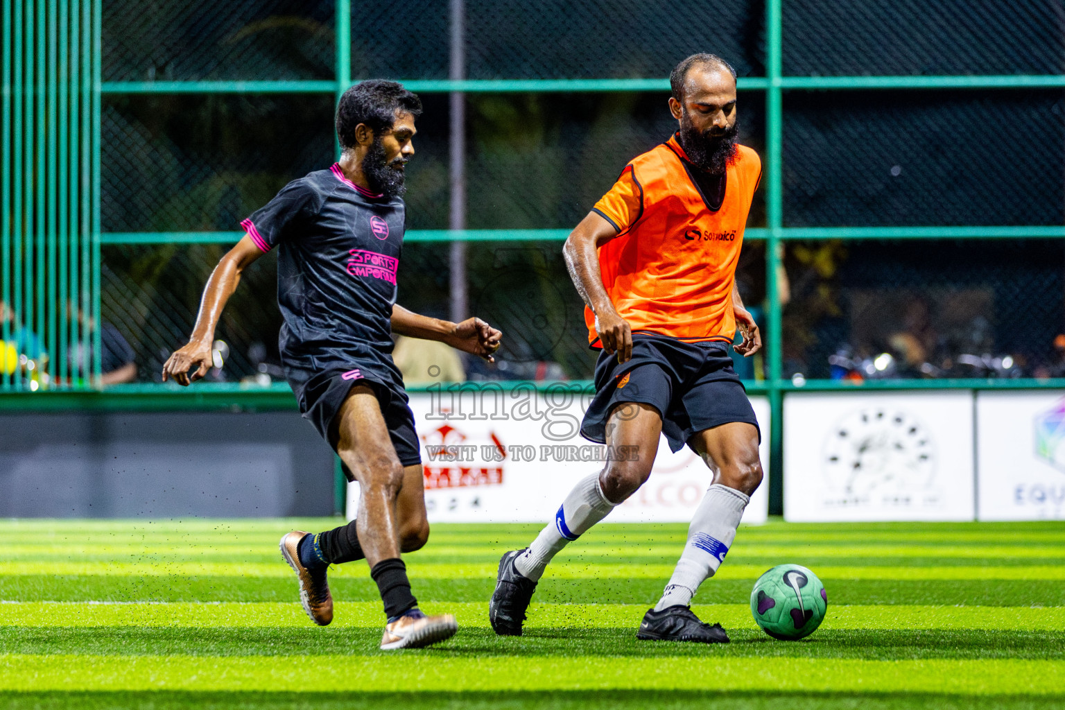 JJ Sports Club vs FC Calms in Semi Finals of BG Futsal Challenge 2024 was held on Tuesday , 2nd April 2024, in Male', Maldives Photos: Nausham Waheed / images.mv