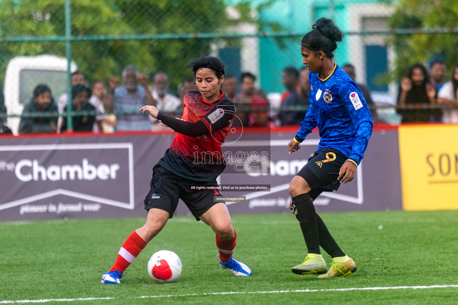 MPL vs Team Fenaka in Eighteen Thirty Women's Futsal Fiesta 2022 was held in Hulhumale', Maldives on Wednesday, 12th October 2022. Photos: Ismail Thoriq / images.mv