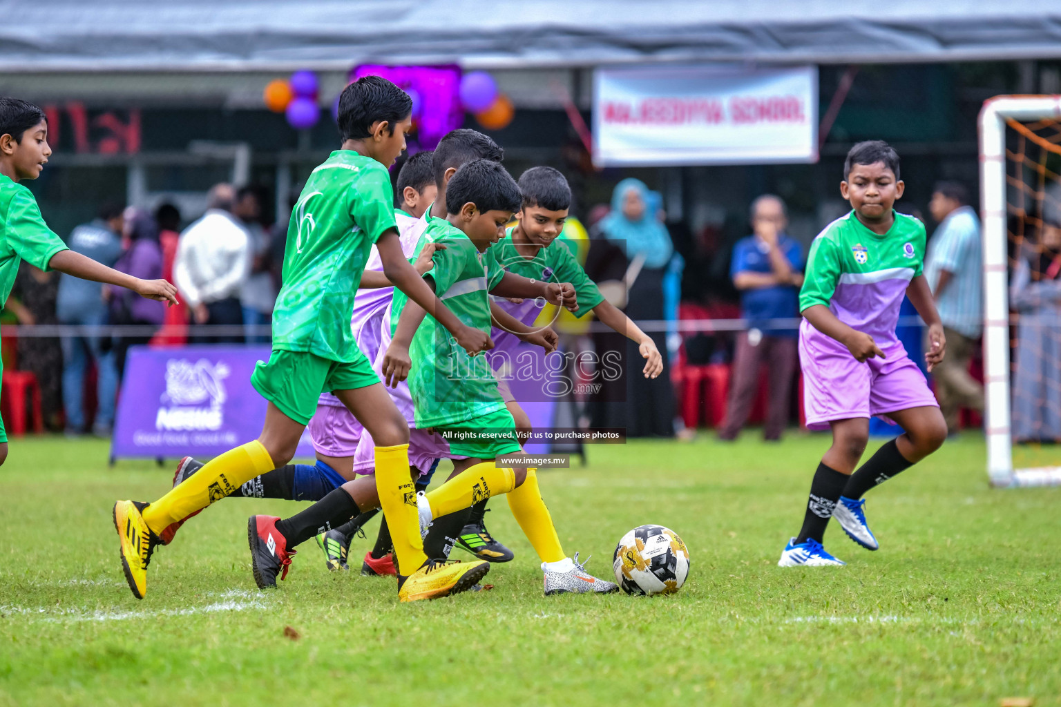 Day 1 of Milo Kids Football Fiesta 2022 was held in Male', Maldives on 19th October 2022. Photos: Nausham Waheed/ images.mv