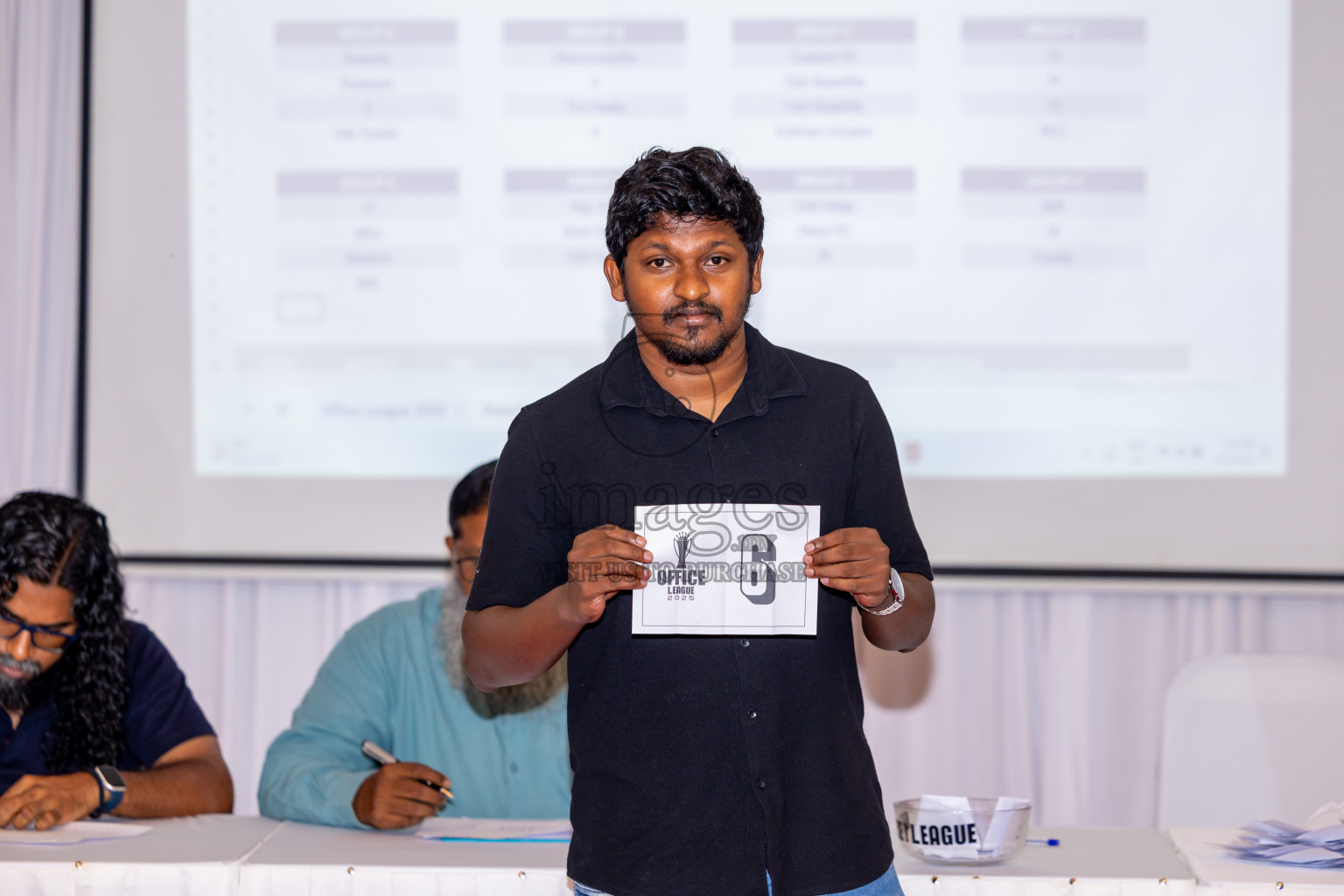 Draw Ceremony of Office League 2025 held in Male', Maldives on Saturday, 12th April 2025. Photos: Nausham Waheed / images.mv