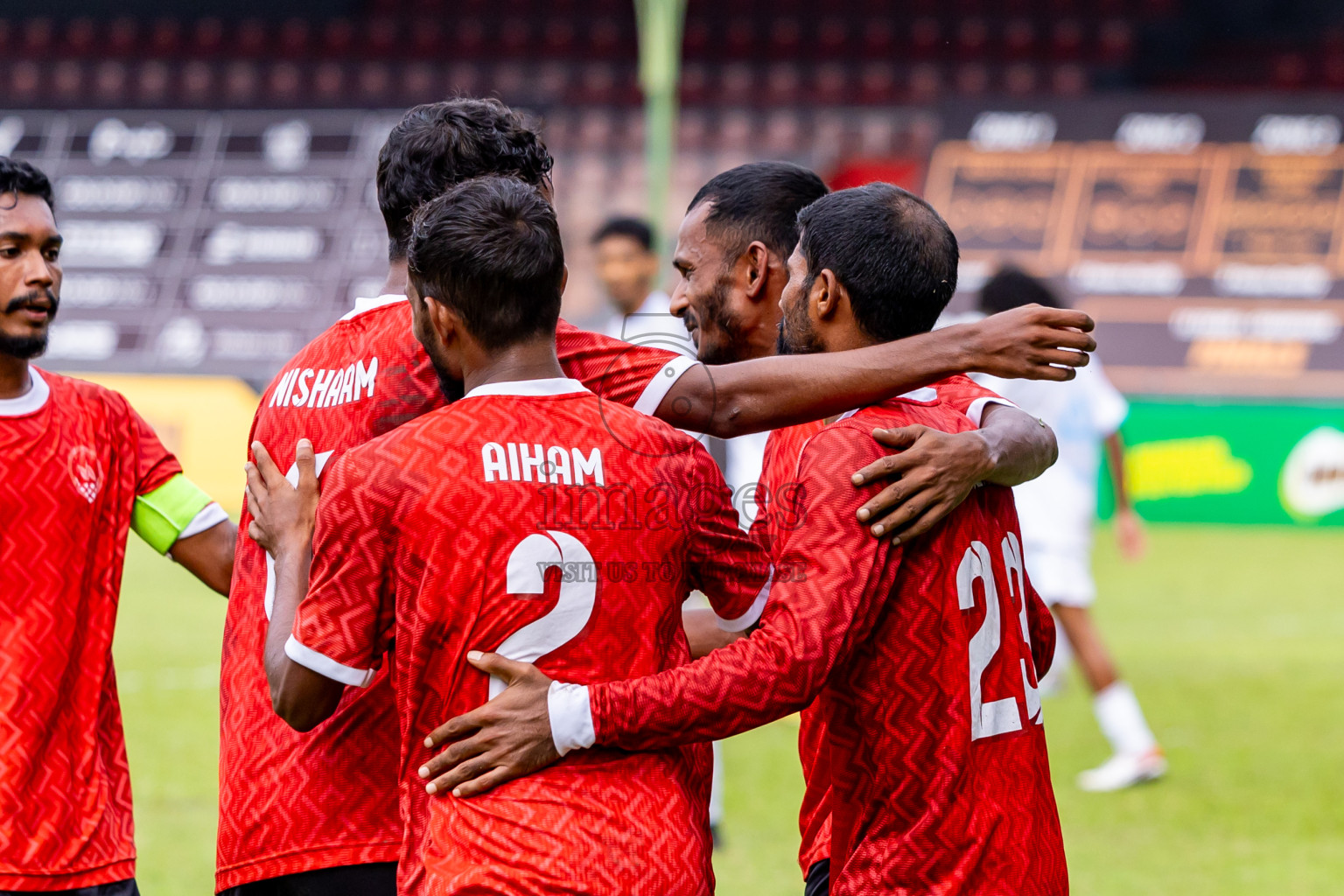 Eydhafushi vs Male' in Semi Finals of Gold Cup 2024 held at National Football Stadium on Saturday, 21st December 2024. Photos: Nausham Waheed / Images.mv