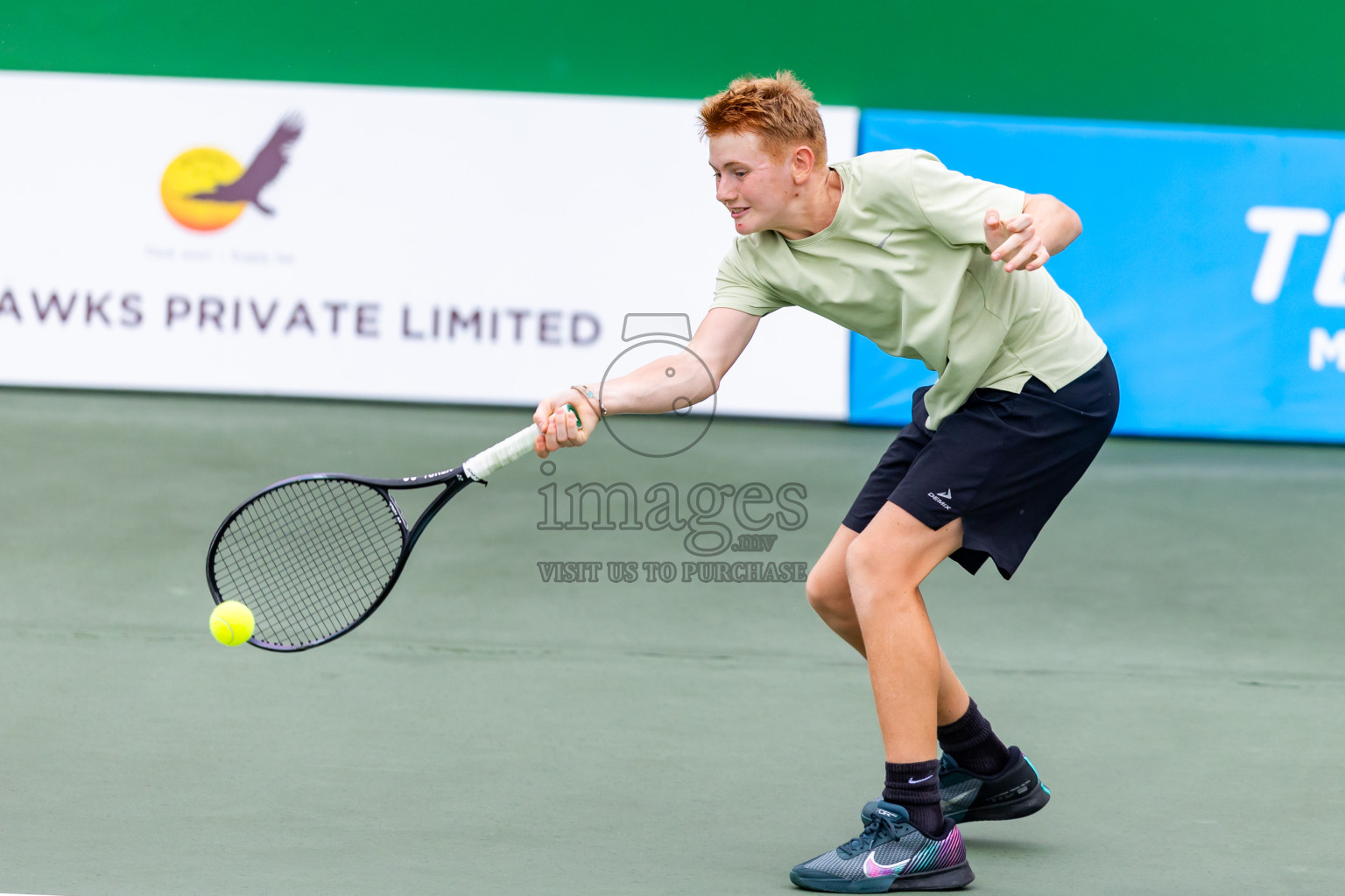 Day 6 of ATF Maldives Junior Open Tennis was held in Male' Tennis Court, Male', Maldives on Tuesday, 17th December 2024. Photos: Nausham Waheed/ images.mv