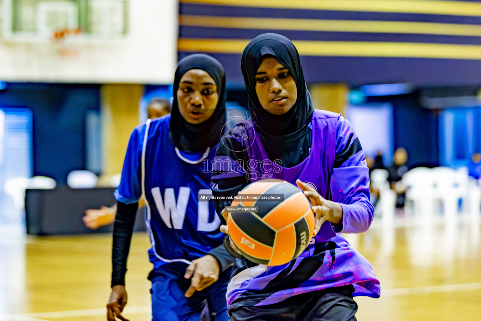 Day 8 of 24th Interschool Netball Tournament 2023 was held in Social Center, Male', Maldives on 3rd November 2023. Photos: Hassan Simah, Nausham Waheed / images.mv