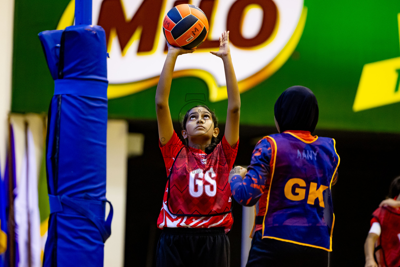 Day 6 of 25th Inter-School Netball Tournament was held in Social Center at Male', Maldives on Thursday, 15th August 2024. Photos: Nausham Waheed / images.mv