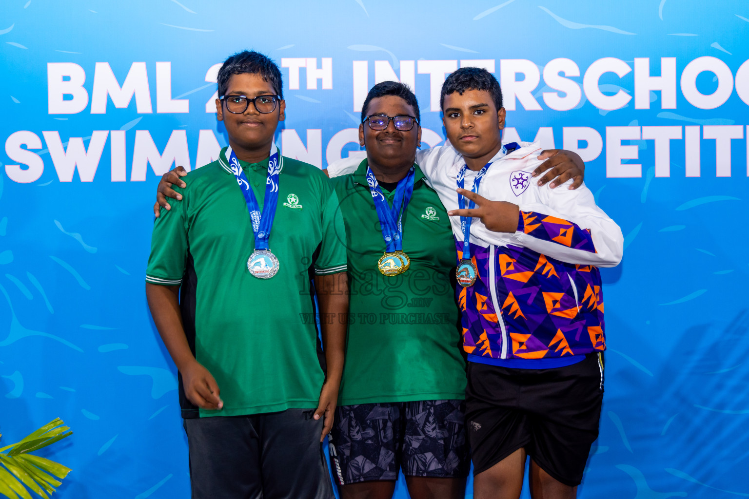 Day 5 of 20th Inter-school Swimming Competition 2024 held in Hulhumale', Maldives on Wednesday, 16th October 2024. Photos: Nausham Waheed / images.mv