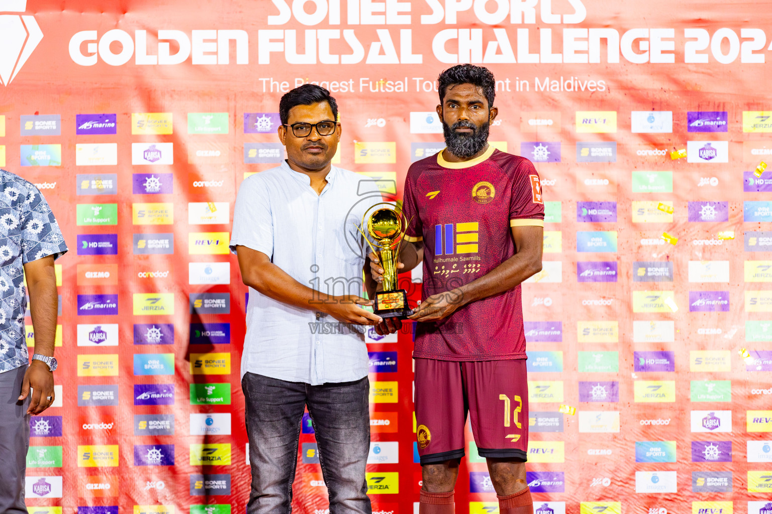 V Keyodhoo vs V Felidhoo in Day 29 of Golden Futsal Challenge 2024 was held on Tuesday , 13th February 2024 in Hulhumale', Maldives Photos: Nausham Waheed / images.mv