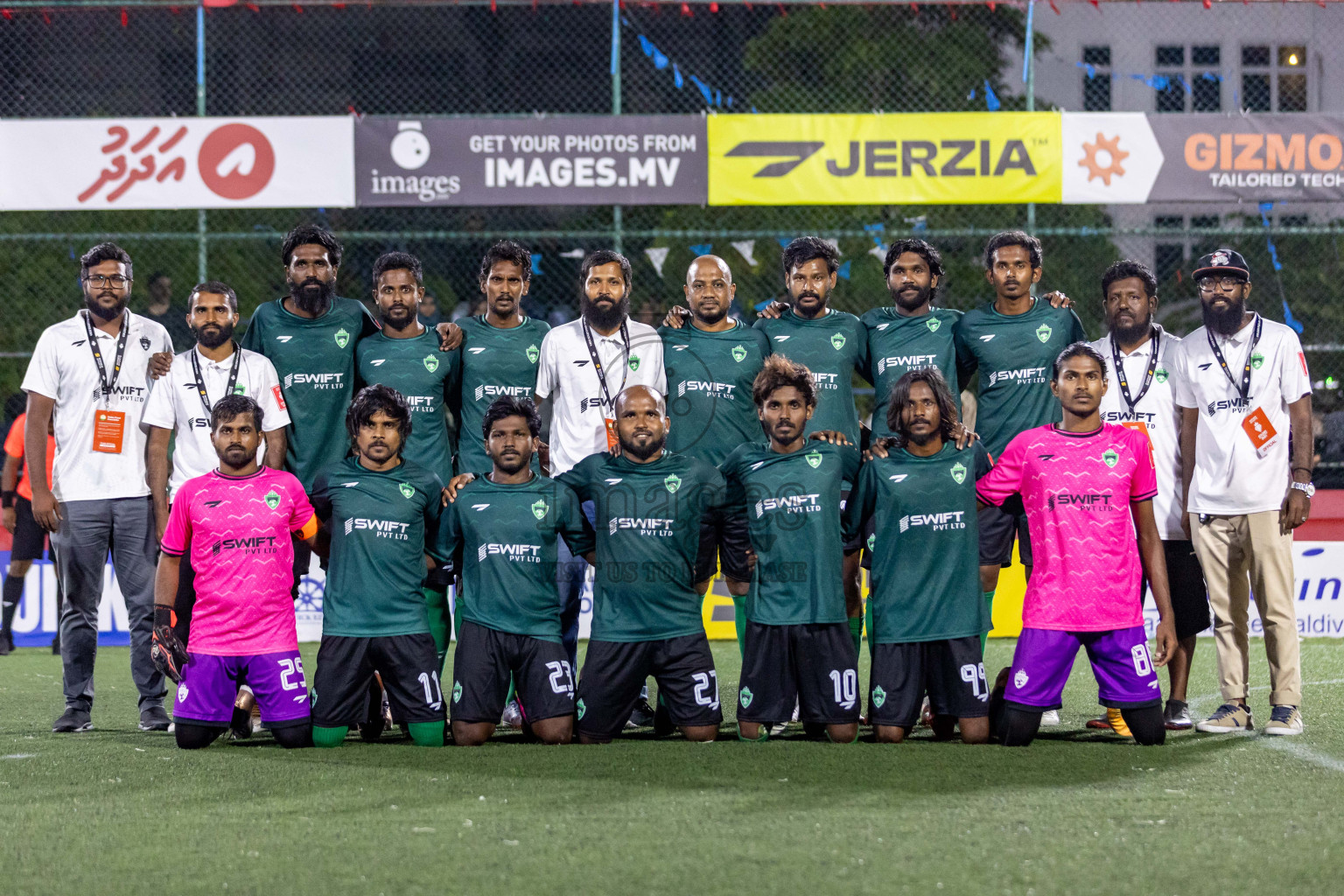 M Maduvvari vs M Raiymandhoo in Day 22 of Golden Futsal Challenge 2024 was held on Monday , 5th February 2024 in Hulhumale', Maldives Photos: Nausham Waheed / images.mv