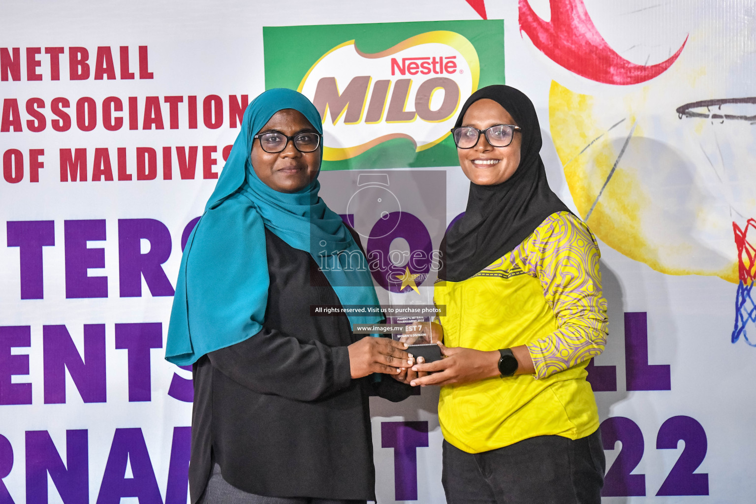 Final of Inter-School Parents Netball Tournament was held in Male', Maldives on 4th December 2022. Photos: Nausham Waheed / images.mv