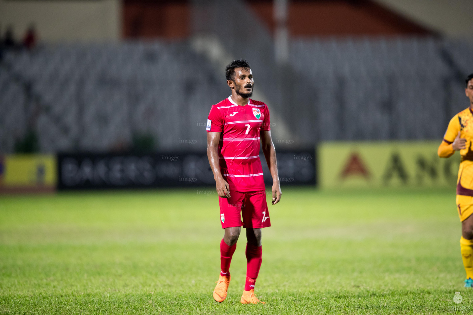 Maldives vs Sri Lanka in SAFF Suzuki Cup 2018 in Dhaka, Bangladesh, Friday, September 07, 2018. (Images.mv Photo/Hussain Sinan)