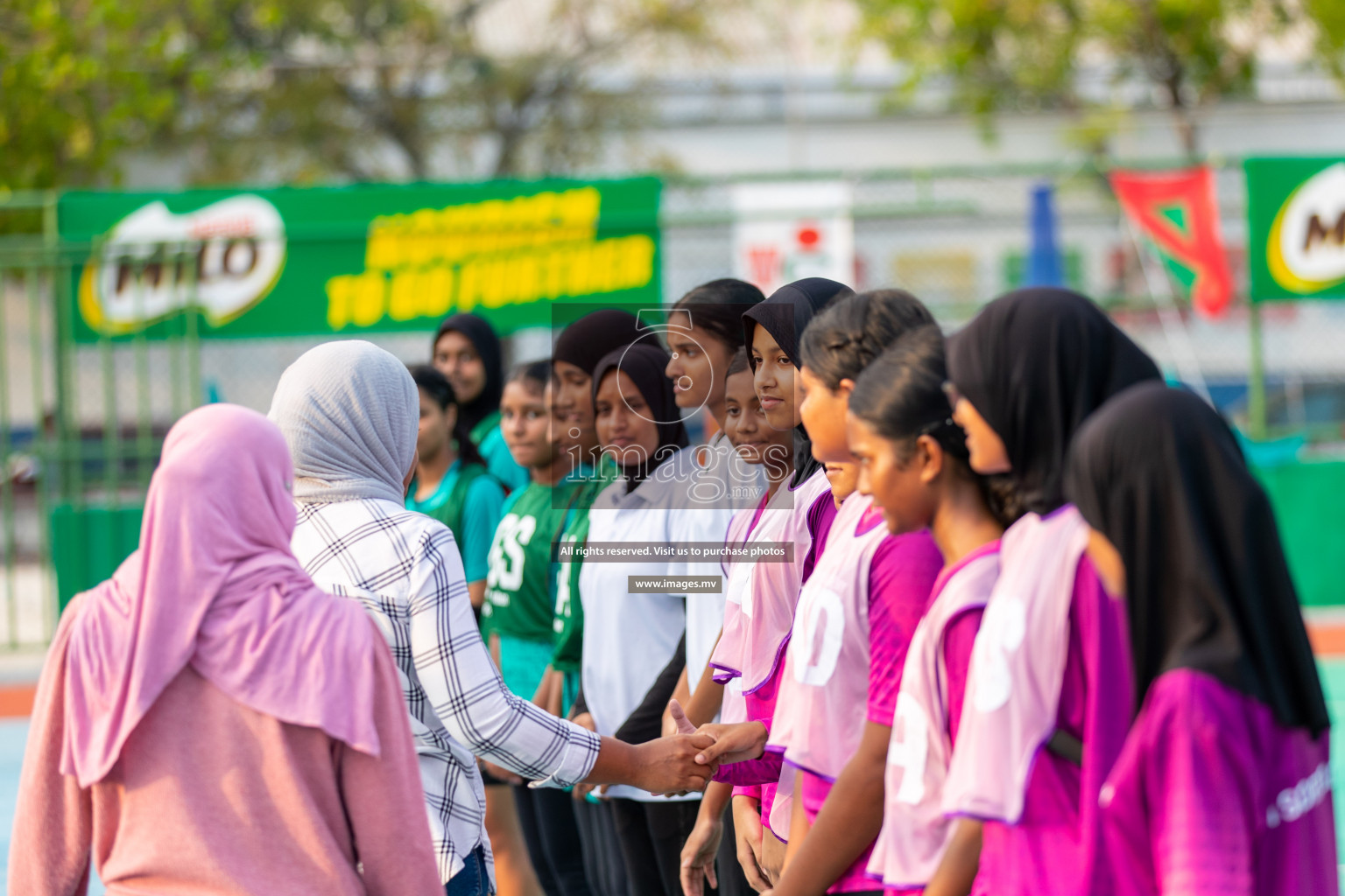 Junior Netball Championship 2022 - Under 14 Final U14 final of Junior Netball Championship 2022 held in Male', Maldives on Friday, 18th March 2022. Photos by Ismail Thoriq