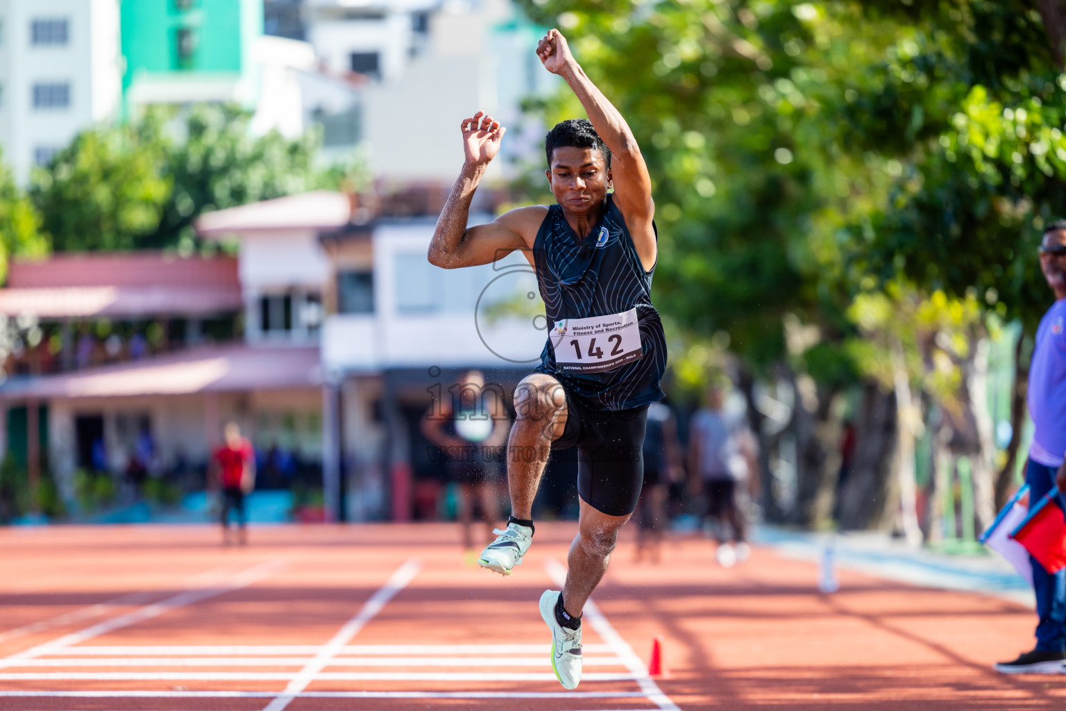 Day 1 of 33rd National Athletics Championship was held in Ekuveni Track at Male', Maldives on Thursday, 5th September 2024. Photos: Nausham Waheed / images.mv