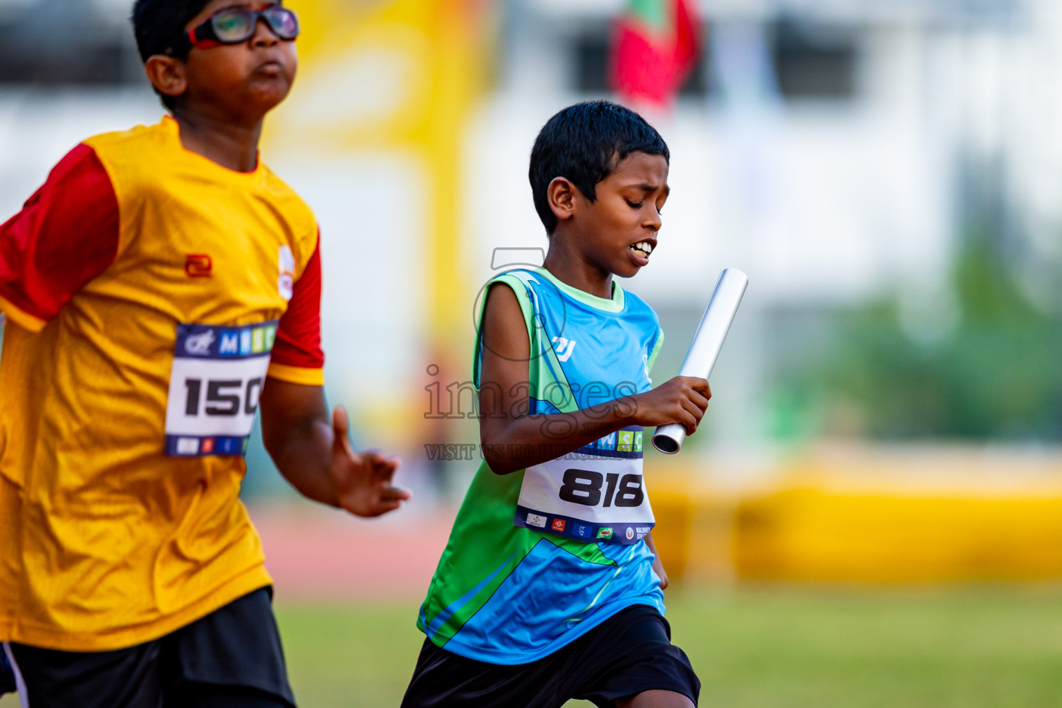 Day 5 of MWSC Interschool Athletics Championships 2024 held in Hulhumale Running Track, Hulhumale, Maldives on Wednesday, 13th November 2024. Photos by: Nausham Waheed / Images.mv