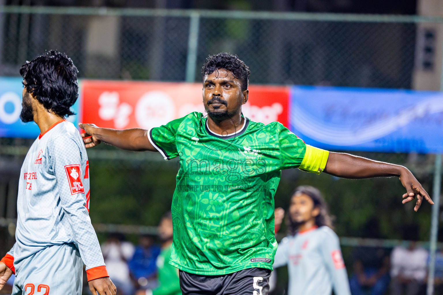 L Mundoo VS L Kalaidhoo in Day 8 of Golden Futsal Challenge 2025 was held on Sunday, 12th January 2025, in Hulhumale', Maldives Photos: Nausham Waheed , Ismail Thoriq / images.mv
