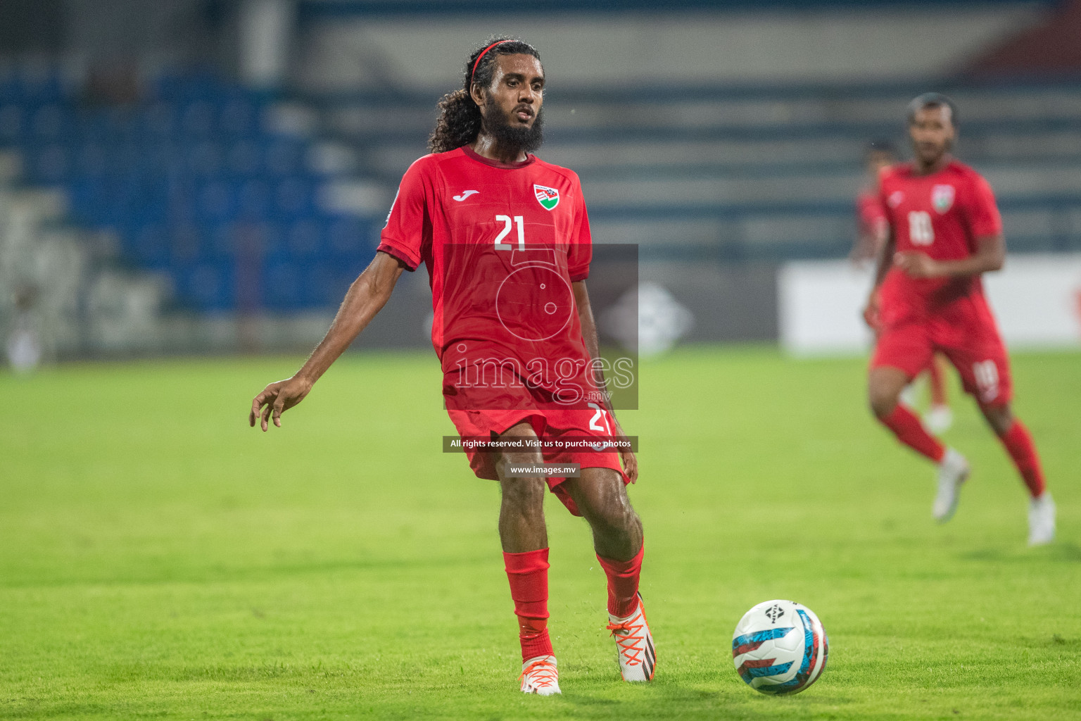 Maldives vs Bhutan in SAFF Championship 2023 held in Sree Kanteerava Stadium, Bengaluru, India, on Wednesday, 22nd June 2023. Photos: Nausham Waheed / images.mv