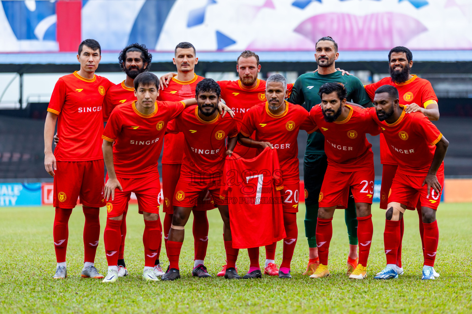 Victory SC vs New Radiant SC in the Semi Final of Second Division 2023 in Male' Maldives on Monday, 12th February 2023. Photos: Nausham Waheed / images.mv