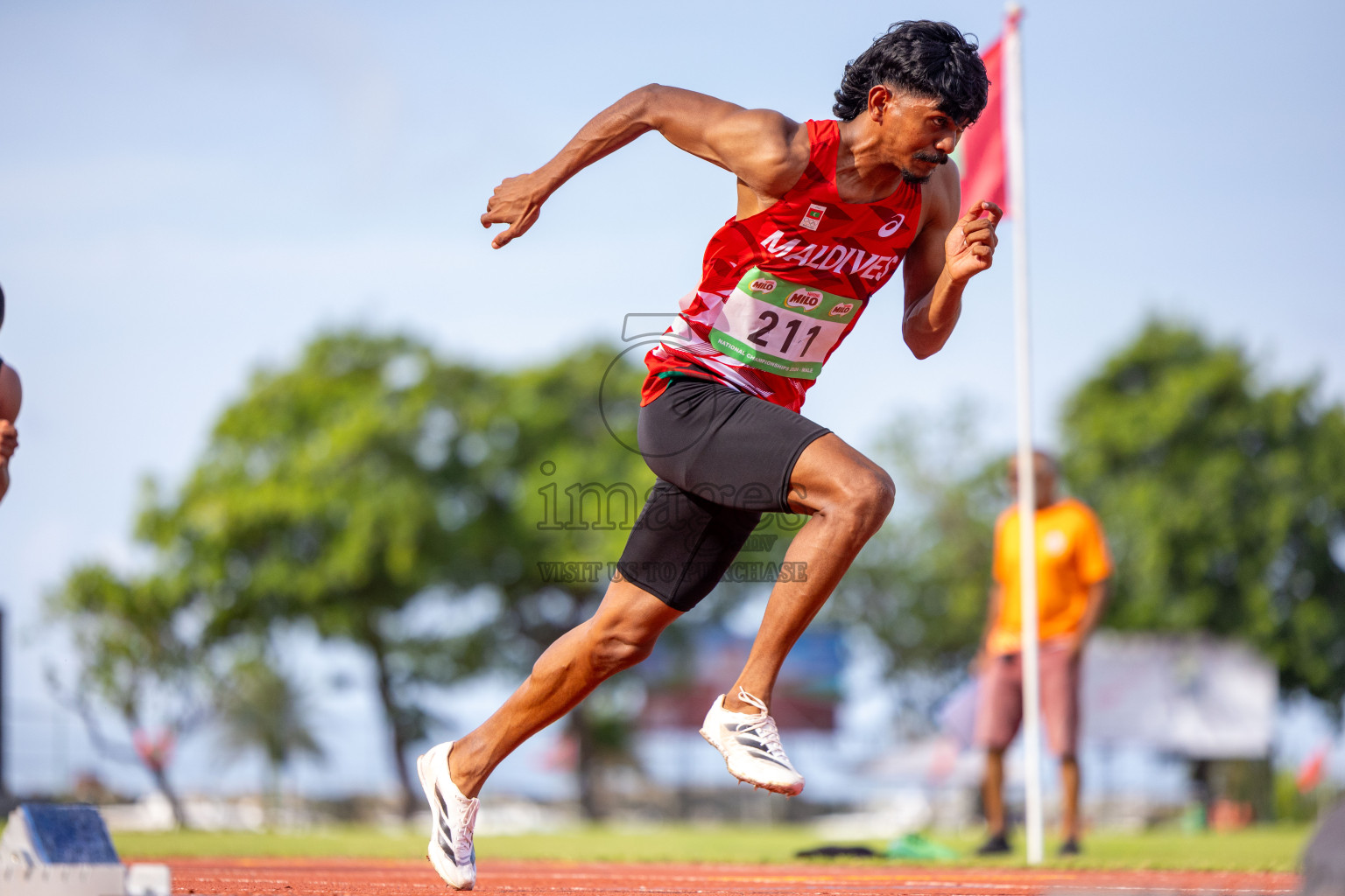 Day 2 of 33rd National Athletics Championship was held in Ekuveni Track at Male', Maldives on Friday, 6th September 2024.
Photos: Ismail Thoriq / images.mv