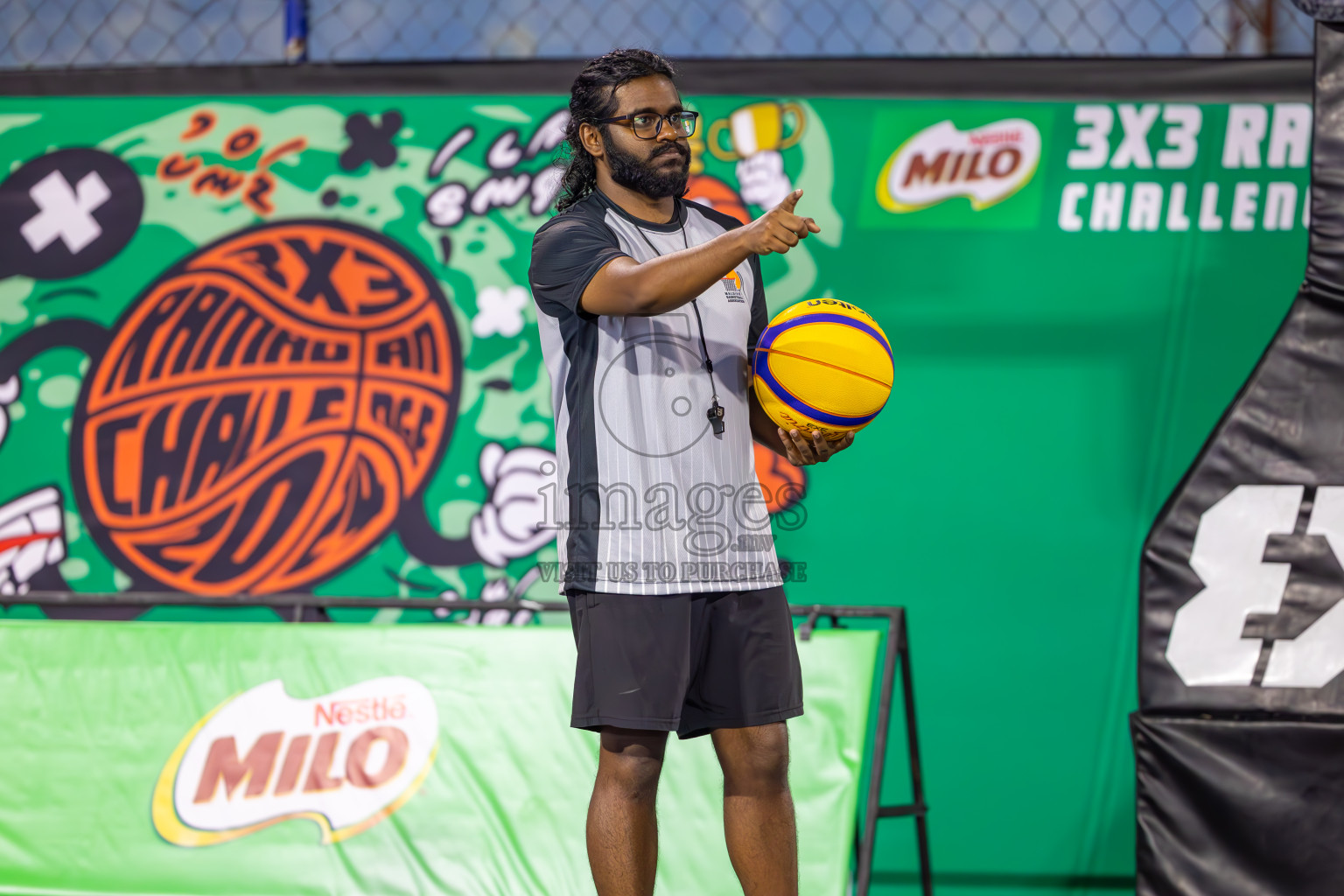 Day 2 of MILO Ramadan 3x3 Challenge 2024 was held in Ekuveni Outdoor Basketball Court at Male', Maldives on Wednesday, 13th March 2024.
Photos: Ismail Thoriq / images.mv