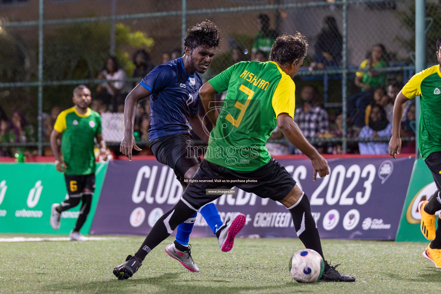 Khaarijee vs Health RC in Club Maldives Cup Classic 2023 held in Hulhumale, Maldives, on Friday, 28th July 2023 Photos: Mohamed Mahfooz Moosa/ images.mv