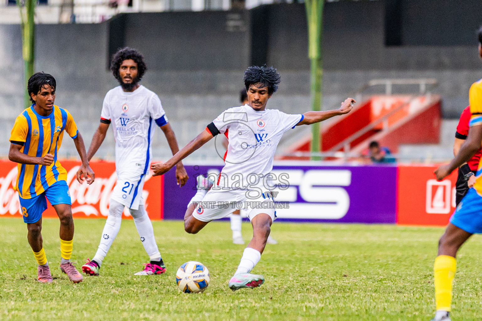 Club Valencia vs Odi Sports Club in Dhivehi Premier League 2025/26 held in National Football Stadium, Male', Maldives on Friday, 26th September 2025. Photos: Areef Adam / Images.mv