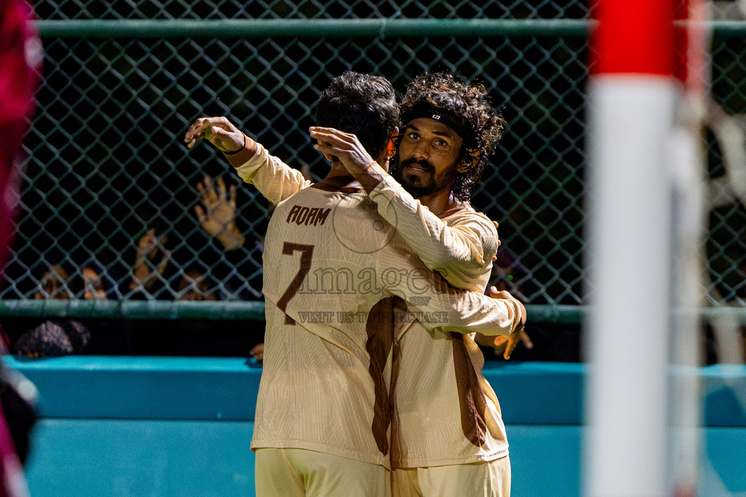 Dee Cee Jay SC vs Fools SC in Semi Finals of Laamehi Dhiggaru Ekuveri Futsal Challenge 2025 was held on Sunday, 27th July 2025, at Dhiggaru Futsal Ground, Dhiggaru, Maldives Photos: Nausham Waheed  / images.mv