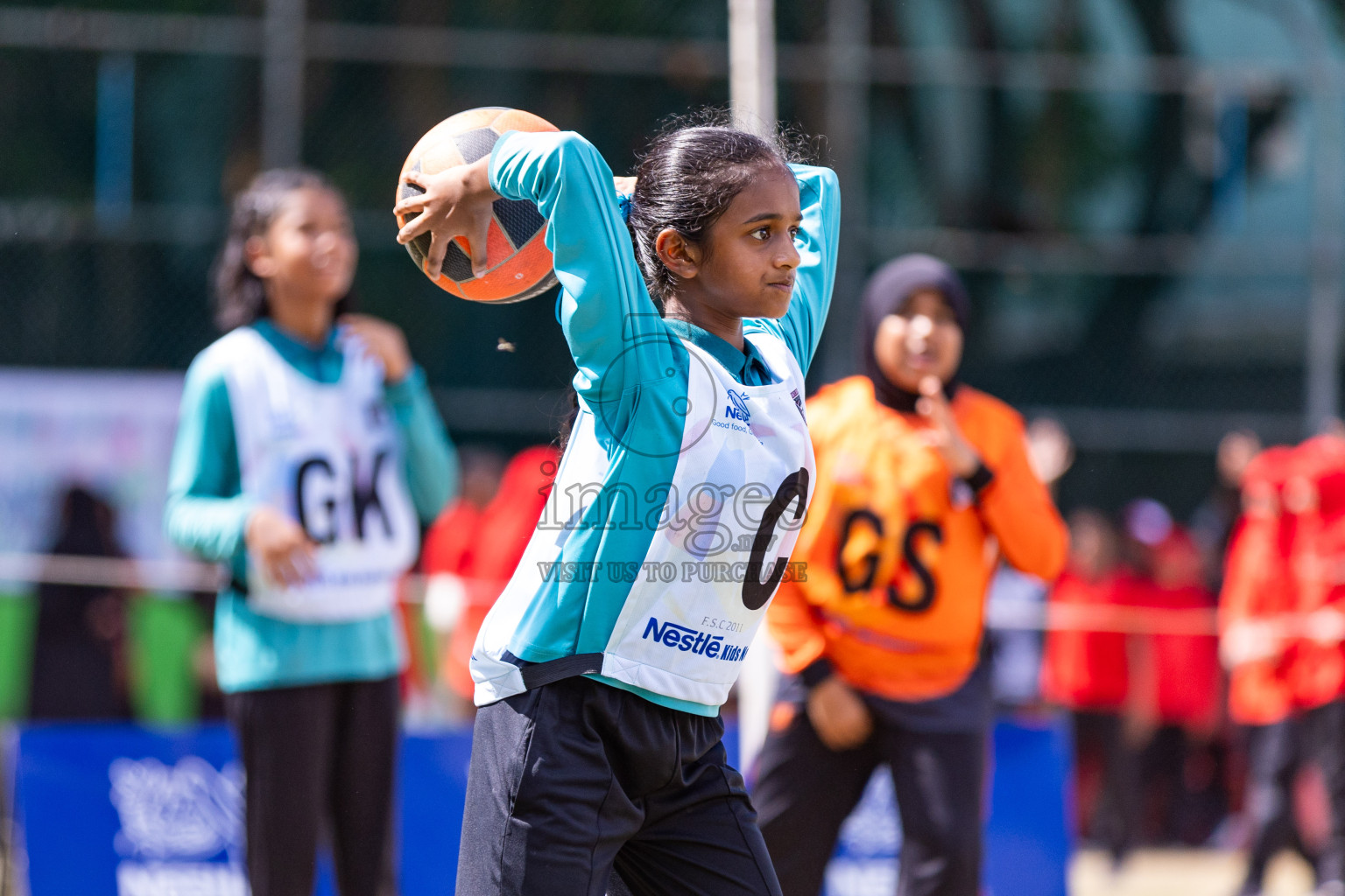 Day 3 of Nestle' Kids Netball Fiesta 2023 held in Henveyru Stadium, Male', Maldives on Saturday, 2nd December 2023. Photos by Nausham Waheed / Images.mv