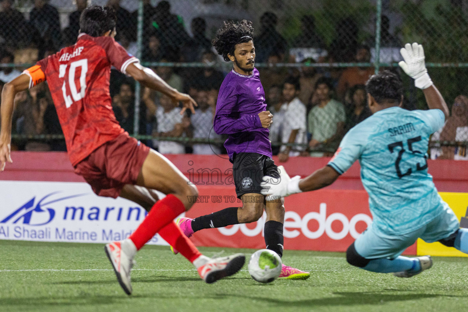 GA Dhevvadhoo vs GA Kanduhulhudhoo in Day 10 of Golden Futsal Challenge 2024 was held on Tuesday, 23rd January 2024, in Hulhumale', Maldives Photos: Nausham Waheed / images.mv