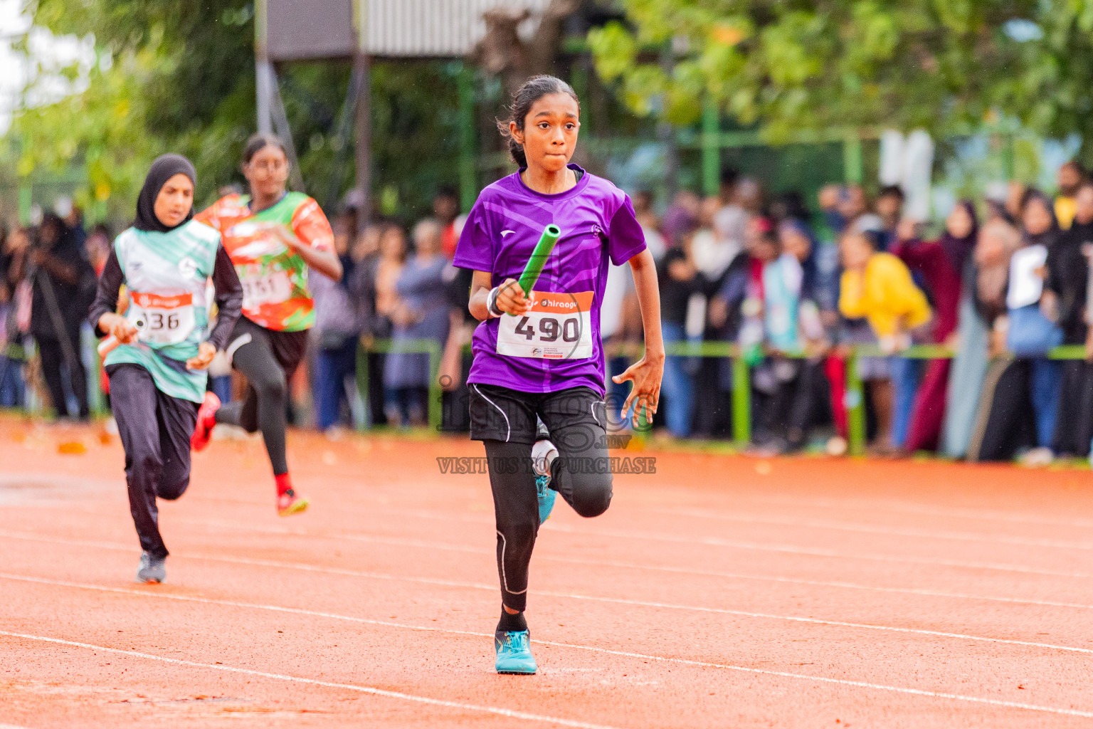 Day 6 of Inter-school Athletics Championship 2025 held in Ekuveni Synthetic Track, Male', Maldives on Sunday, 12th October 2025. Photos by: Areef Adam / Images.mv