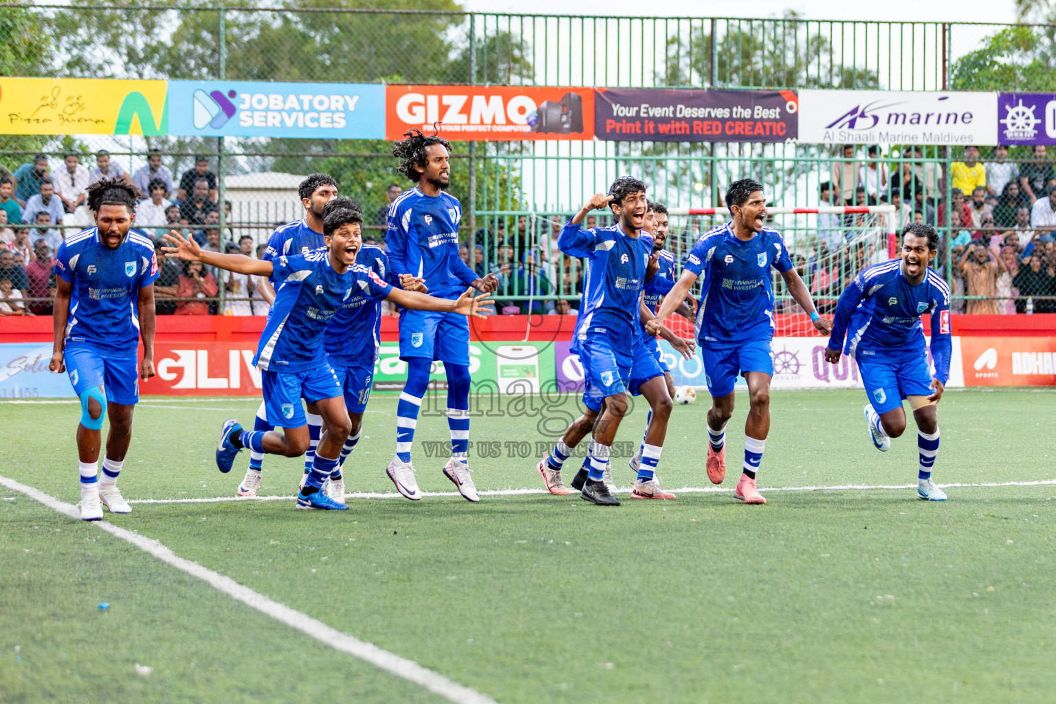 AA. Mathiveri VS AA. Thoddoo in Atoll Round Final on Day 20 of Golden Futsal Challenge 2025 was held on Friday, 24 January 2025, in Hulhumale', Maldives. 
Photos: Hassan Simah / images.mv