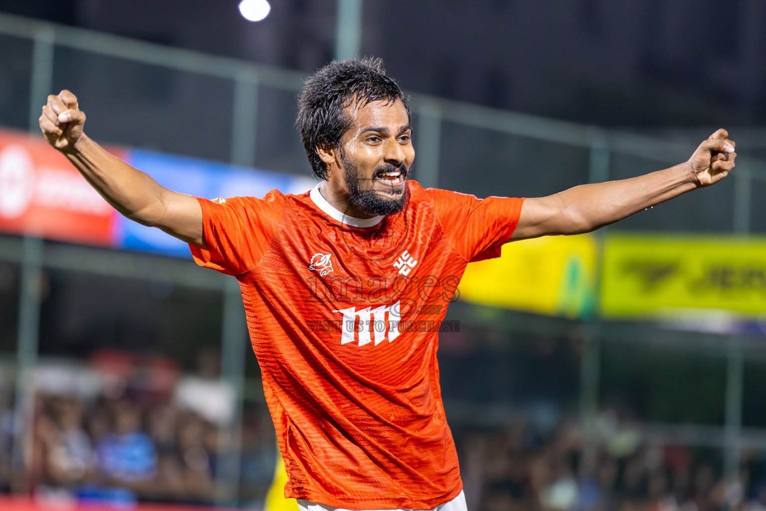 K Gaafaru vs K Kaashidhoo in Kaafu Atoll Semi Final in Day 24 of Golden Futsal Challenge 2025 was held on Tuesday , 28th January 2025, in Hulhumale', Maldives. Photos: Ismail Thoriq / images.mv