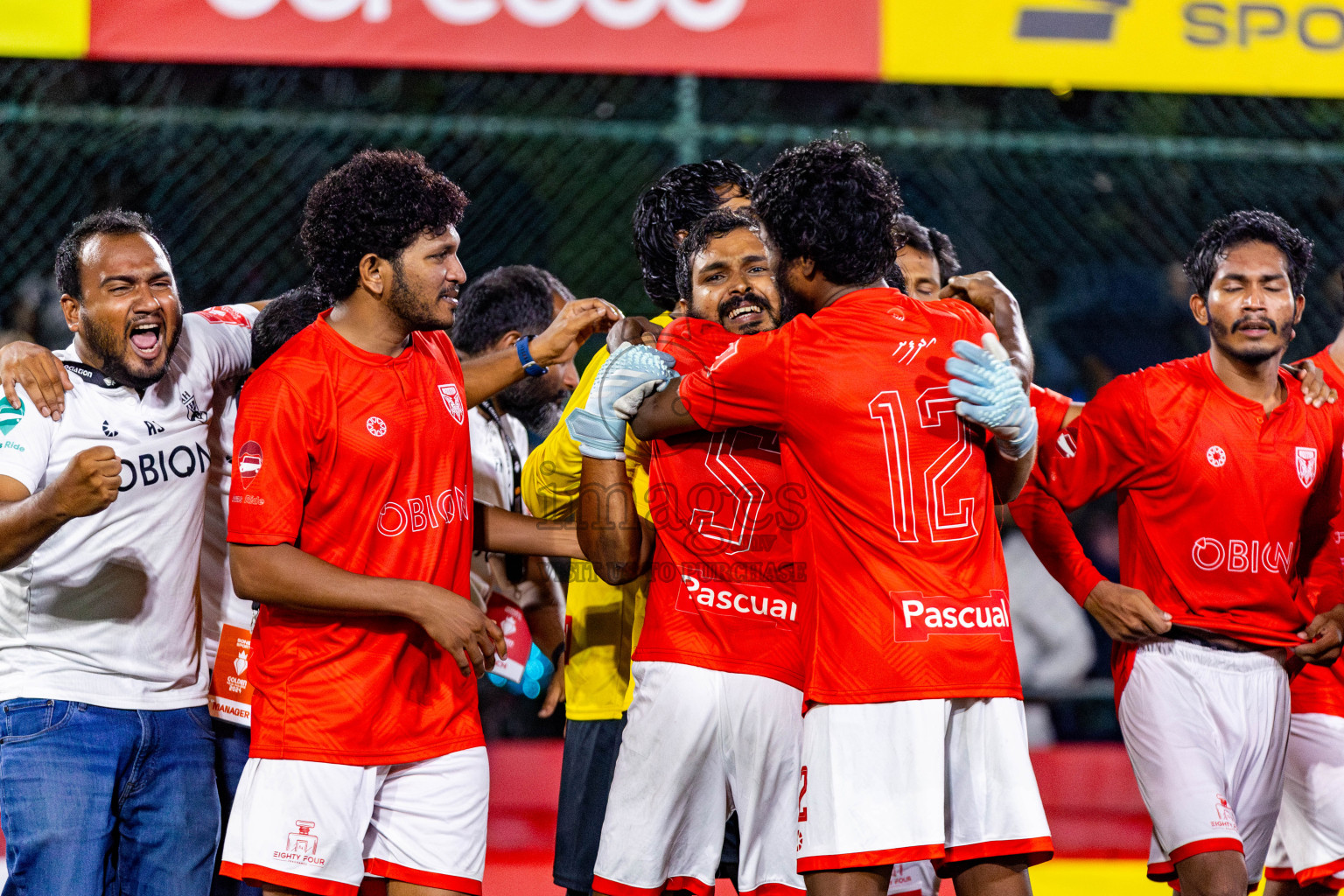 K Gaafaru vs B Eydhafushi in Semi Finals of Golden Futsal Challenge 2024 which was held on Monday, 4th March 2024, in Hulhumale', Maldives. Photos: Nausham Waheed / images.mv