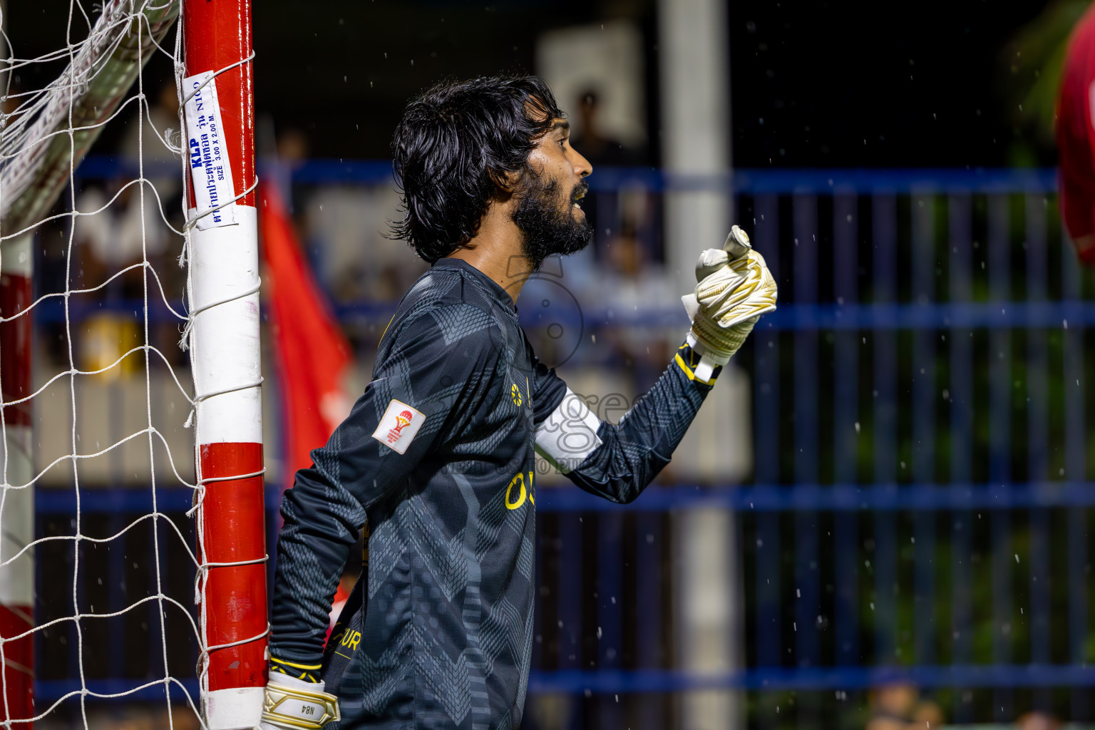 United V vs CC Sports Club in Semi Final of Eydhafushi Futsal Cup 2024 was held on Monday , 15th April 2024, in B Eydhafushi, Maldives Photos: Ismail Thoriq / images.mv