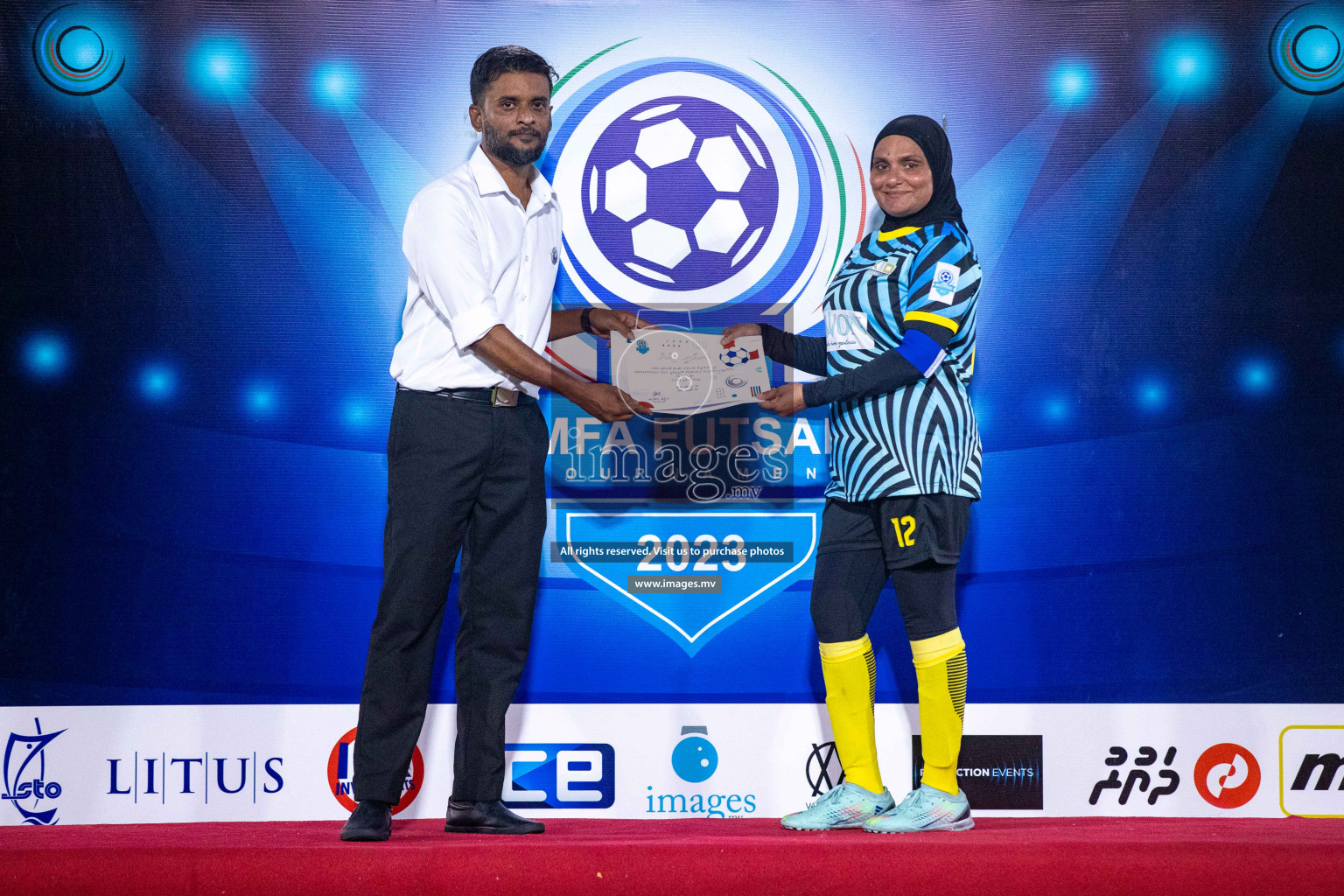 Final of MFA Futsal Tournament 2023 on 10th April 2023 held in Hulhumale'. Photos: Nausham waheed /images.mv