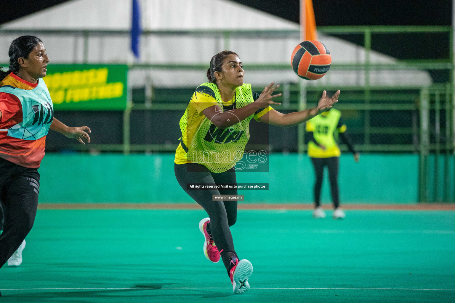 Day 6 of 20th Milo National Netball Tournament 2023, held in Synthetic Netball Court, Male', Maldives on 4th June 2023 Photos: Nausham Waheed/ Images.mv