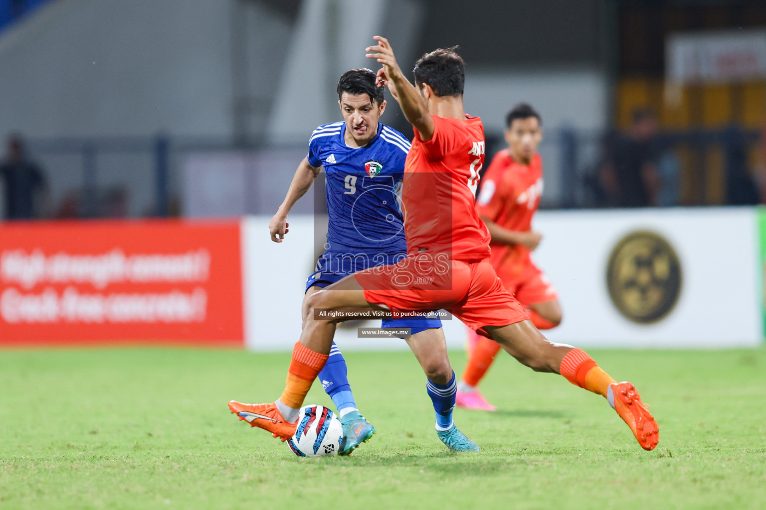 Kuwait vs India in the Final of SAFF Championship 2023 held in Sree Kanteerava Stadium, Bengaluru, India, on Tuesday, 4th July 2023. Photos: Nausham Waheed / images.mv