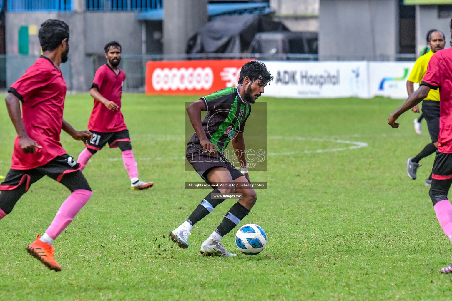 JJ Sports Club vs Capital City Sports Club  in the 2nd Division 2022 on 30thJuly 2022, held in National Football Stadium, Male', Maldives Photos: Nausham Waheed / Images.mv