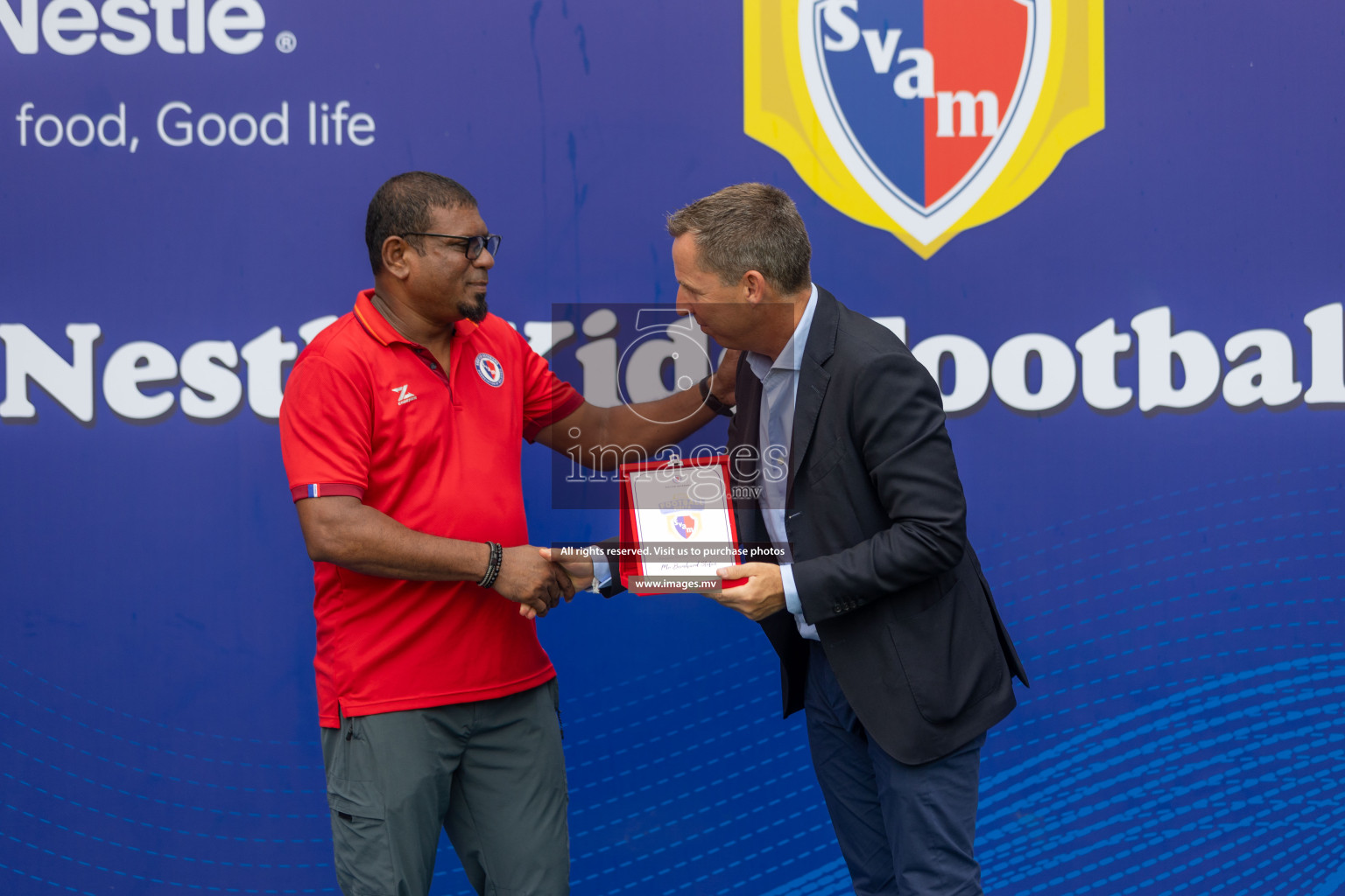 Day 1 of Nestle kids football fiesta, held in Henveyru Football Stadium, Male', Maldives on Wednesday, 11th October 2023 Photos: Shut Abdul Sattar/ Images.mv