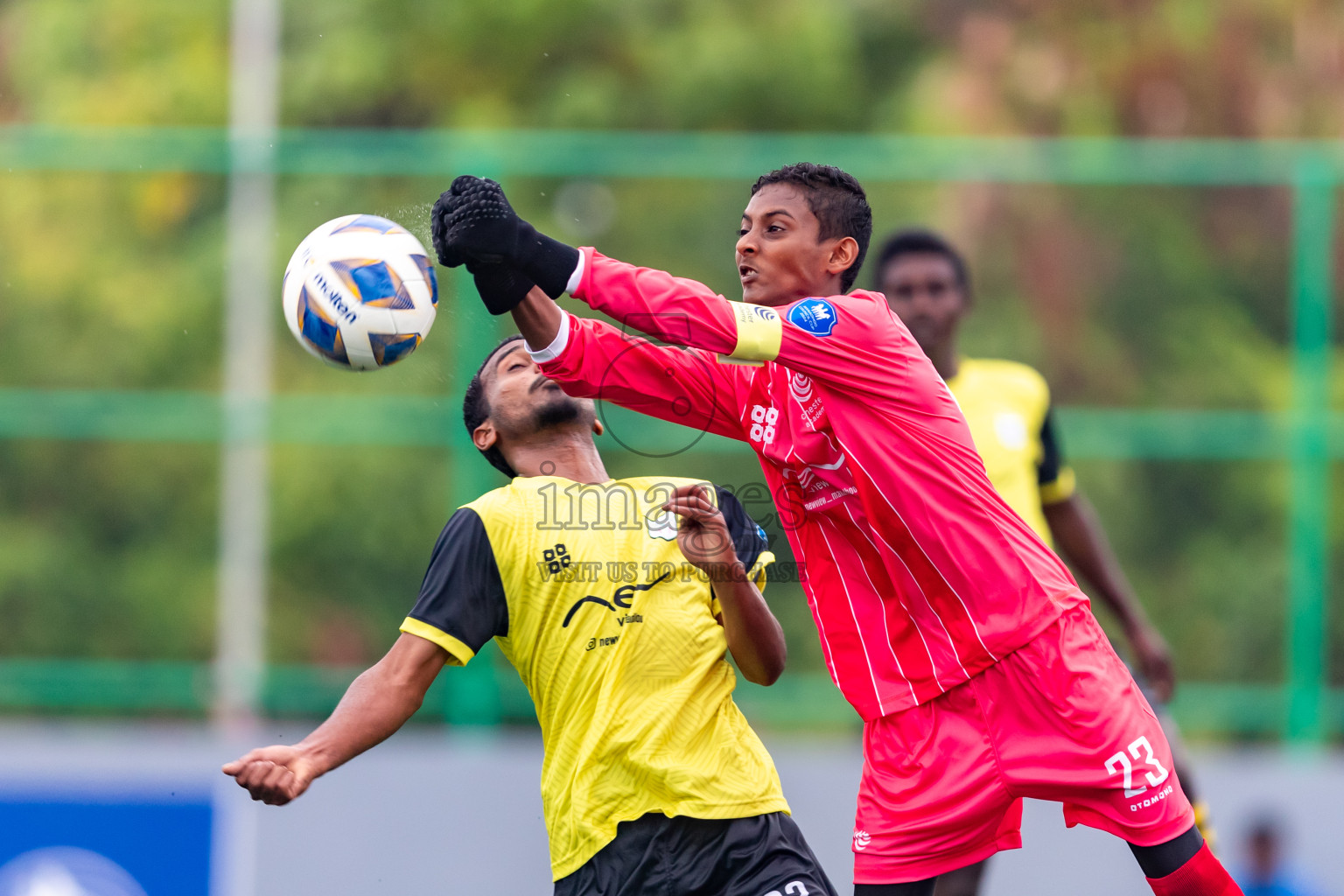 Chester Academy vs Kanmathi Juniorsfrom Manadhoo Council Cup 2024 in N Manadhoo Maldives on Friday, 16th February 2023. Photos: Nausham Waheed / images.mv