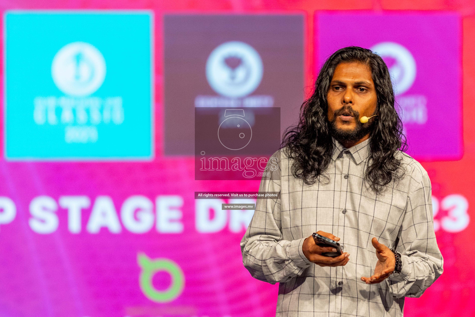 Draw ceremony of Club Maldives 2023 was held on Thursday, 6th July 2023 at PSM Studio in Male', Maldives.  Photos: Ismail Thoriq / images.mv