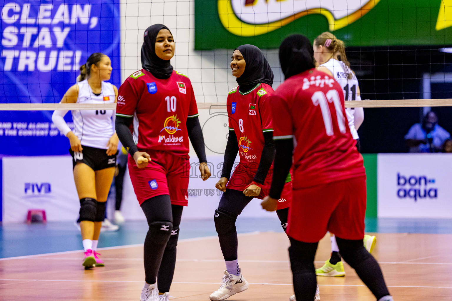 Final of CAVA Woman's Volleyball Challenge Cup 2024 was held in Social Center, Male', Maldives on Wednesday, 11th September 2024. Photos: Nausham Waheed / images.mv